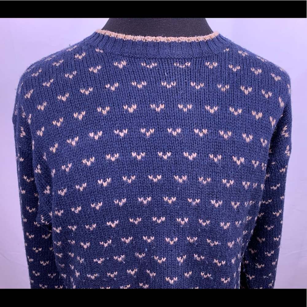 Men's L WOOLRICH Sweater Wool Blend Crewneck